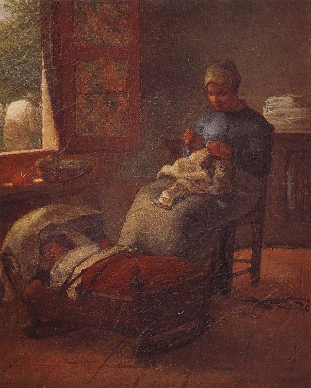 Jean Francois Millet Sleeping children oil painting picture